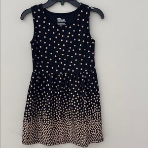 Epic Threads Kids Dress with Black and Gold Dots
